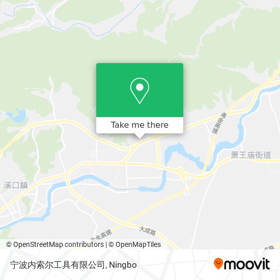 宁波内索尔工具有限公司 map