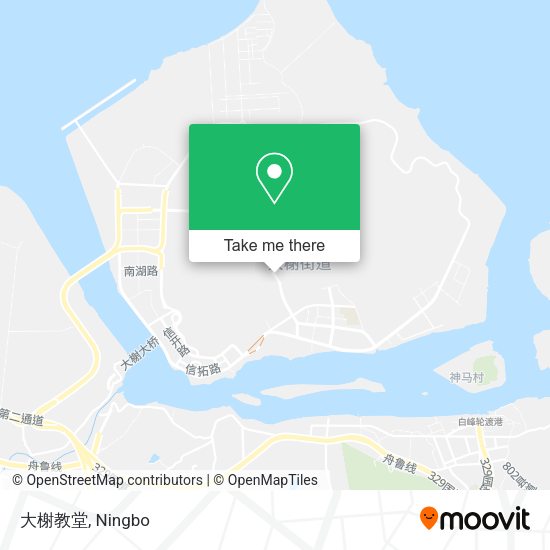 大榭教堂 map