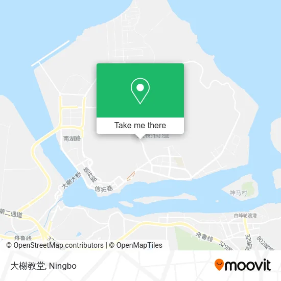 大榭教堂 map