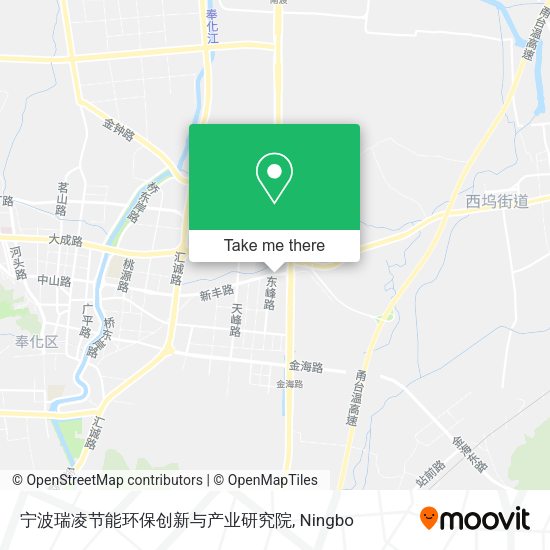 宁波瑞凌节能环保创新与产业研究院 map