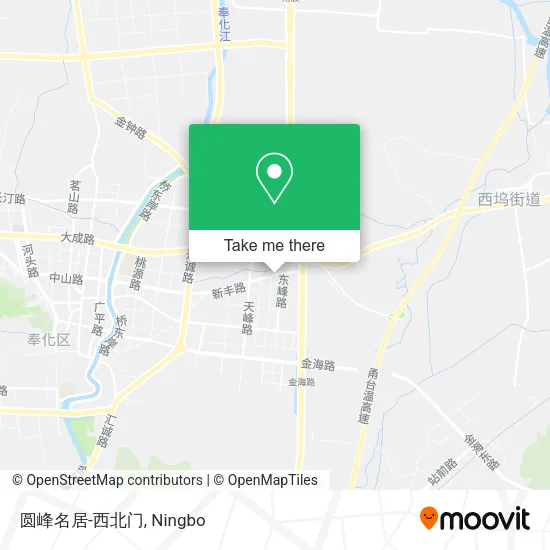 圆峰名居-西北门 map
