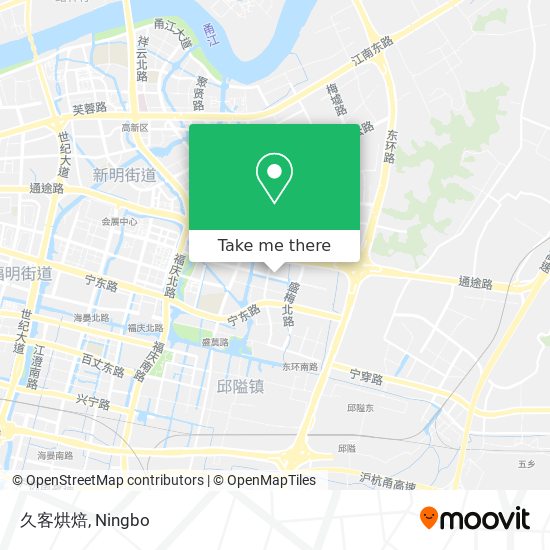 久客烘焙 map