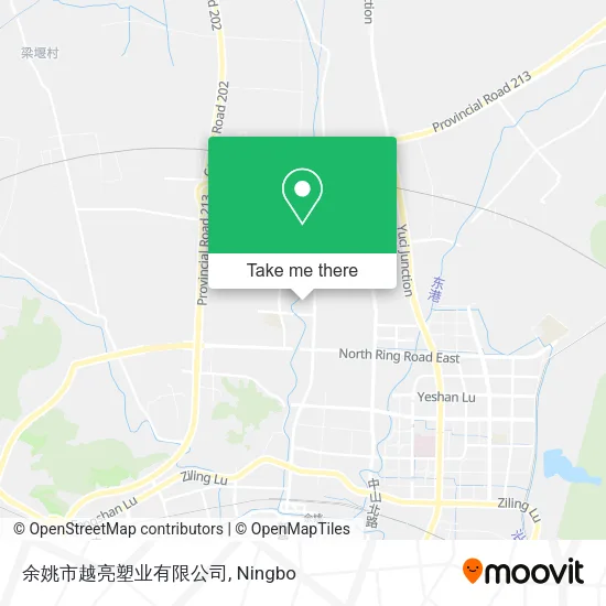 余姚市越亮塑业有限公司 map