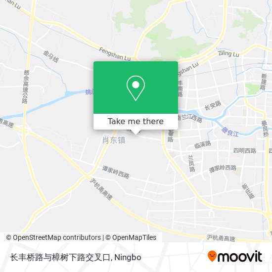 长丰桥路与樟树下路交叉口 map