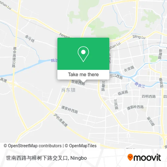 世南西路与樟树下路交叉口 map