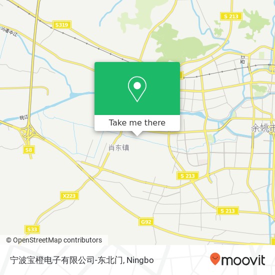 宁波宝橙电子有限公司-东北门 map