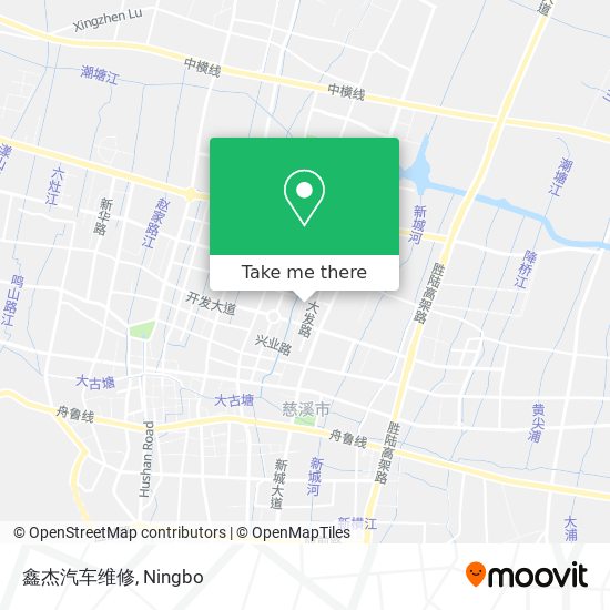鑫杰汽车维修 map
