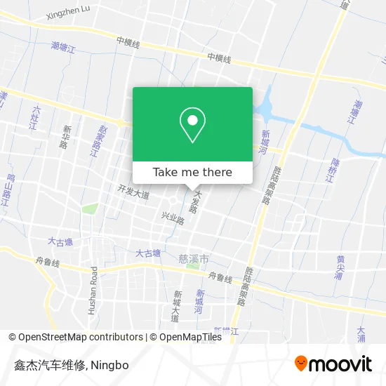鑫杰汽车维修 map