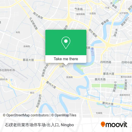 石碶老街菜市场停车场-出入口 map