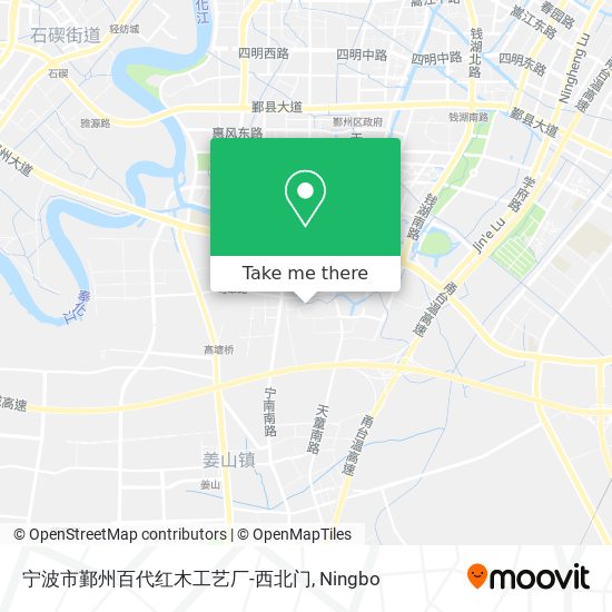 宁波市鄞州百代红木工艺厂-西北门 map