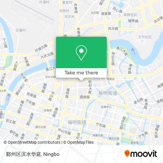 鄞州区滨水华庭 map