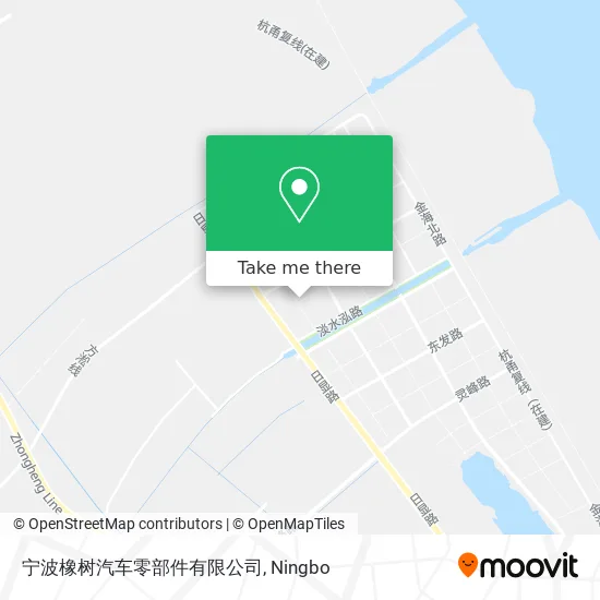 宁波橡树汽车零部件有限公司 map