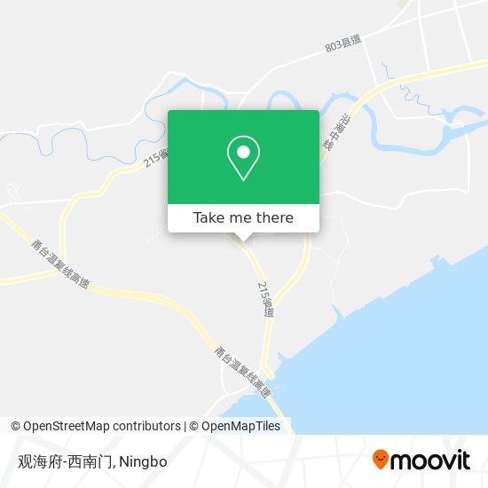 观海府-西南门 map
