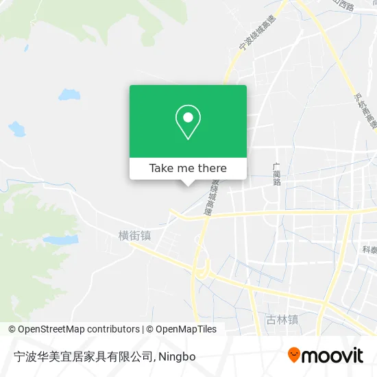 宁波华美宜居家具有限公司 map
