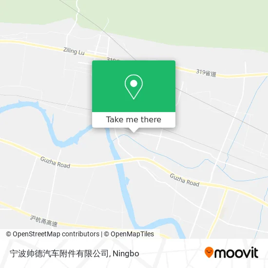 宁波帅德汽车附件有限公司 map