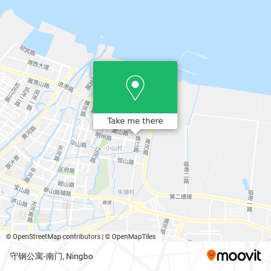 守钢公寓-南门 map