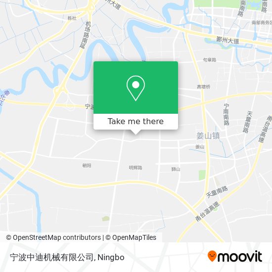 宁波中迪机械有限公司 map