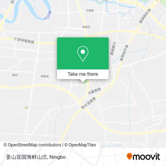 姜山亚国海鲜山庄 map