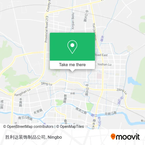 胜利达装饰制品公司 map