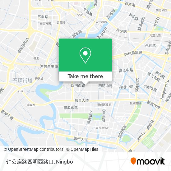 钟公庙路四明西路口 map