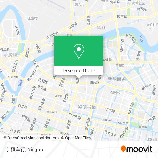 宁恒车行 map
