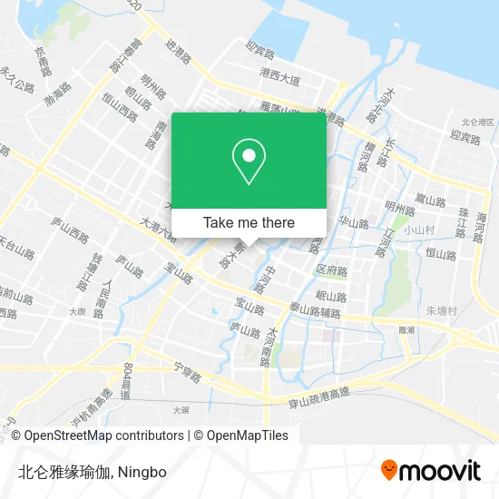 北仑雅缘瑜伽 map