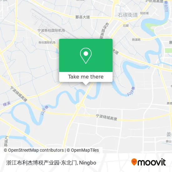 浙江布利杰博税产业园-东北门 map