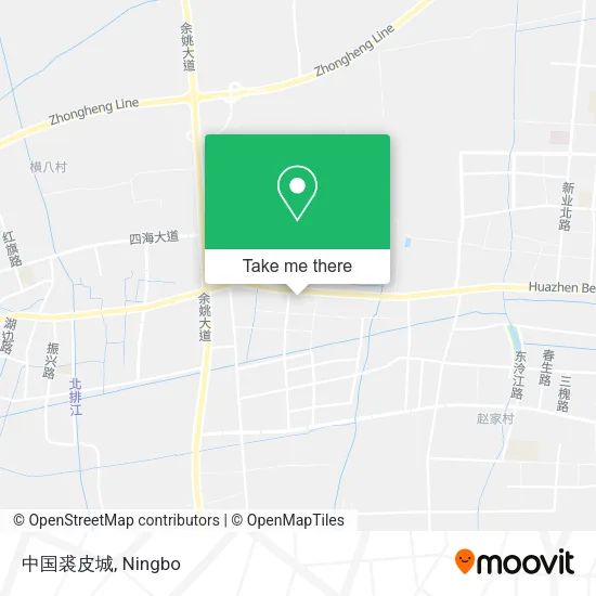 中国裘皮城 map