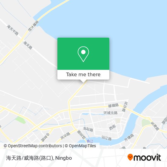 海天路/威海路(路口) map