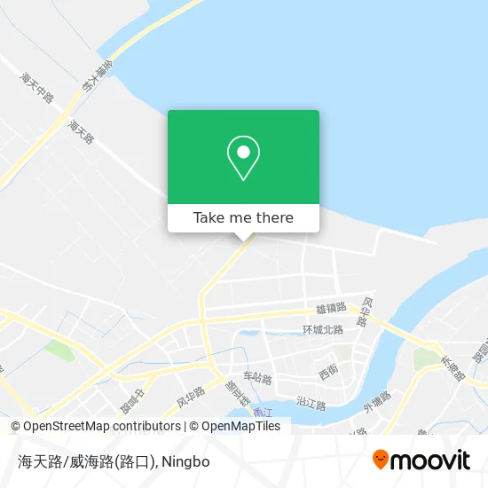 海天路/威海路(路口) map