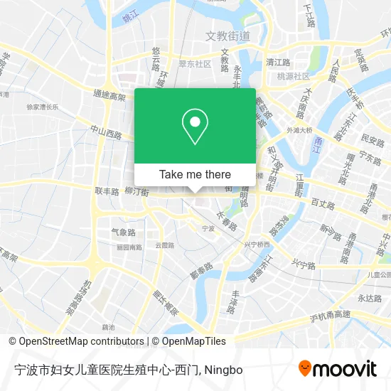 宁波市妇女儿童医院生殖中心-西门 map
