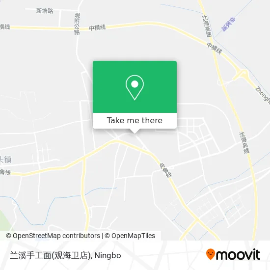 兰溪手工面(观海卫店) map