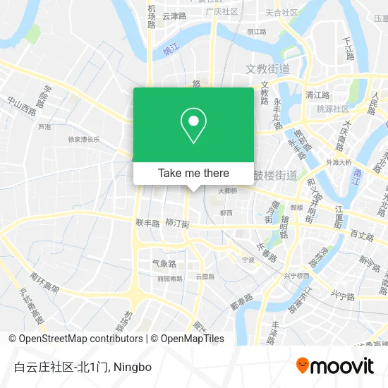 白云庄社区-北1门 map