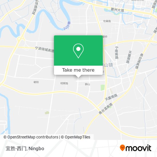 宜胜-西门 map