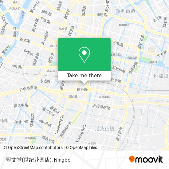 冠艾堂(世纪花园店) map
