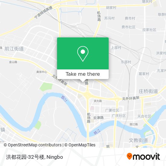 洪都花园-32号楼 map