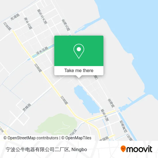 宁波公牛电器有限公司二厂区 map