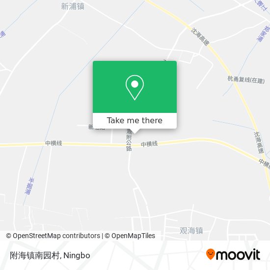 附海镇南园村 map