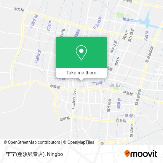 李宁(慈溪银泰店) map
