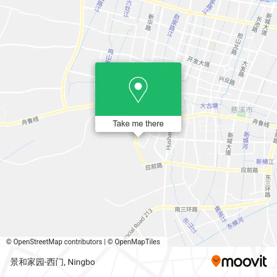 景和家园-西门 map
