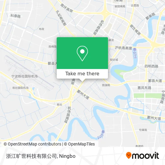 浙江旷世科技有限公司 map
