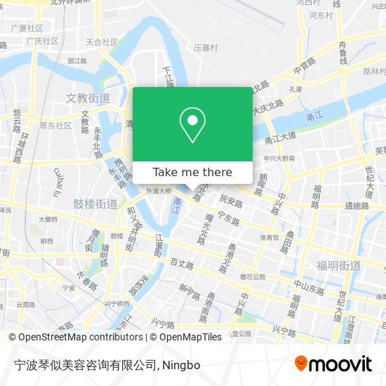 How To Get To 宁波琴似美容咨询有限公司in 江北区by Bus Or Metro