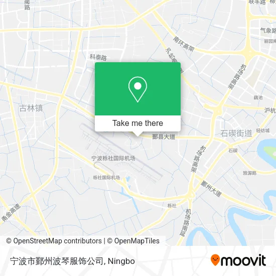 宁波市鄞州波琴服饰公司 map