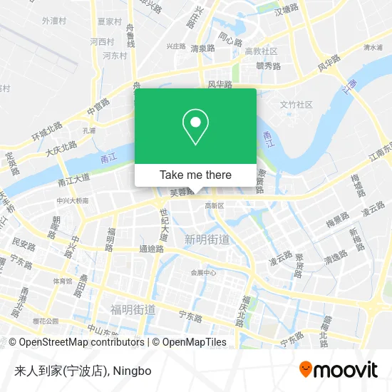 来人到家(宁波店) map