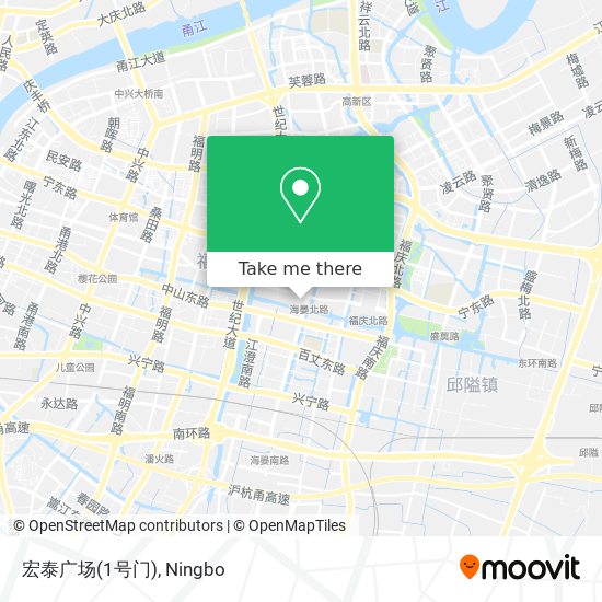 宏泰广场(1号门) map