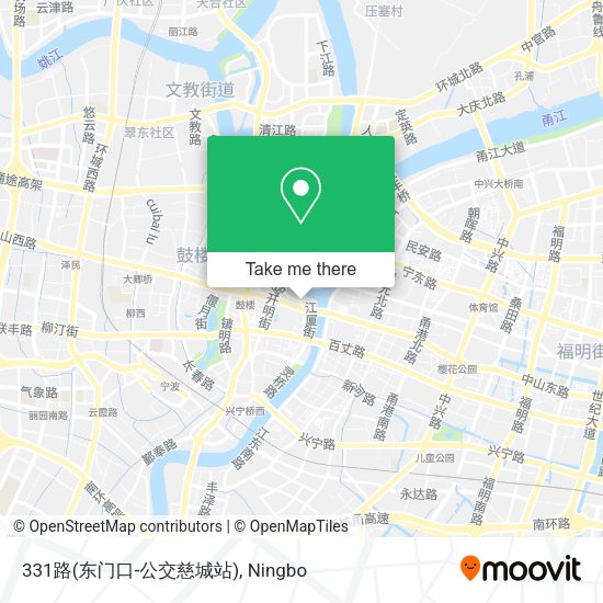 331路(东门口-公交慈城站) map