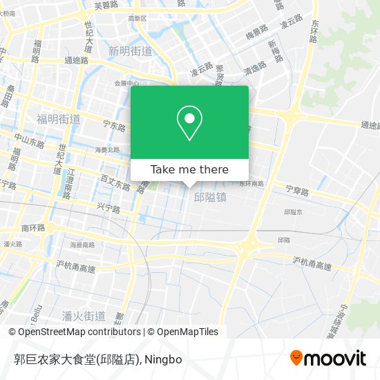 郭巨农家大食堂(邱隘店) map