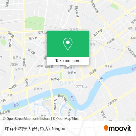 嵊新小吃(宁大步行街店) map