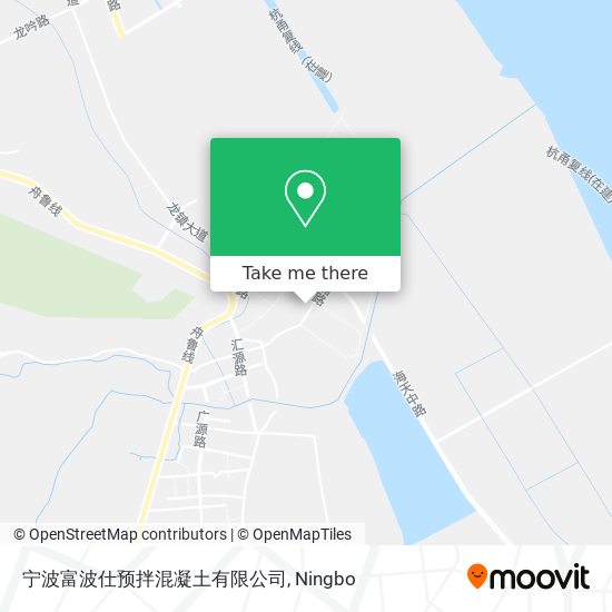 宁波富波仕预拌混凝土有限公司 map