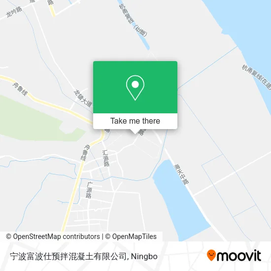 宁波富波仕预拌混凝土有限公司 map
